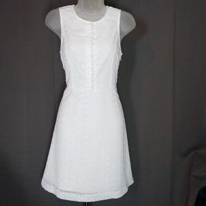 Kensie eyelet embroidery dress